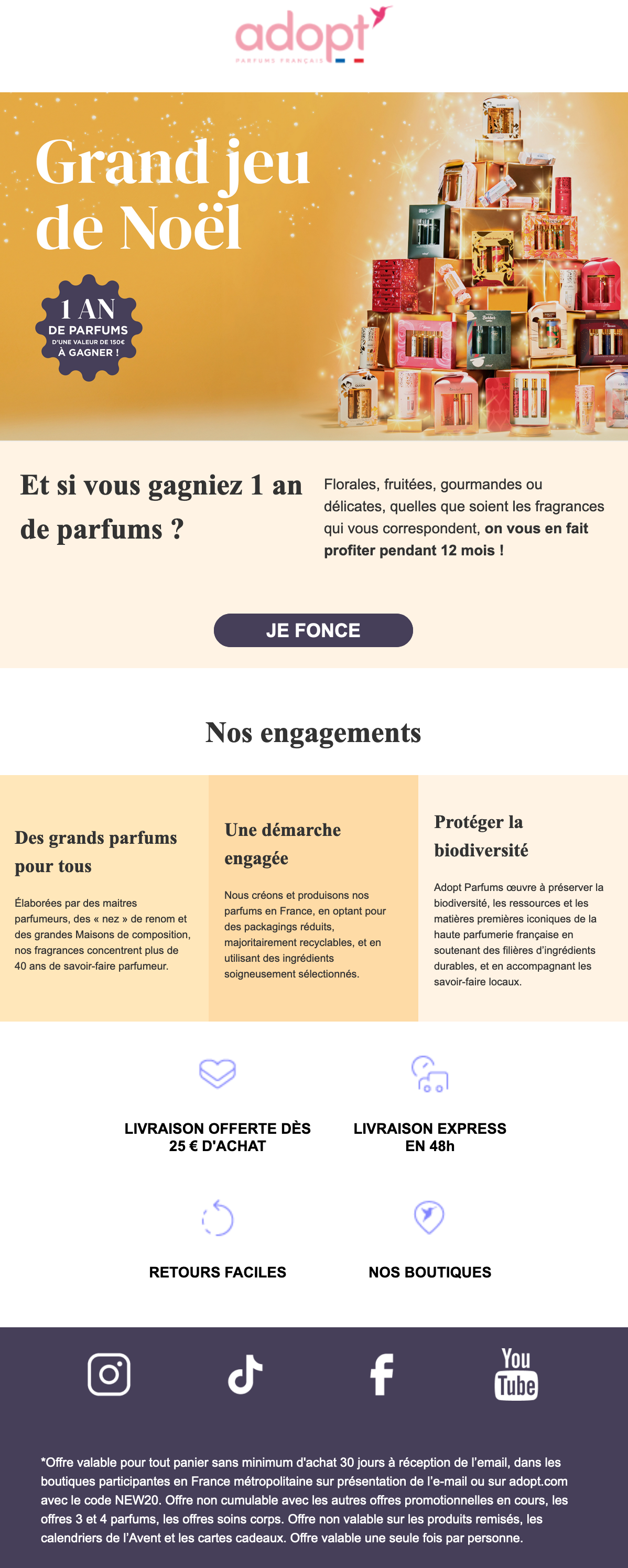 Adopt parfum emailing